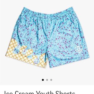 Baseball Lifestyle Ice Cream Youth Shorts - Blue